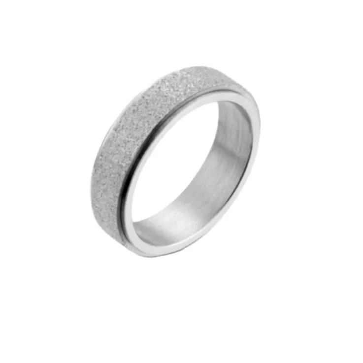 Size 8 Spinning fidget ring