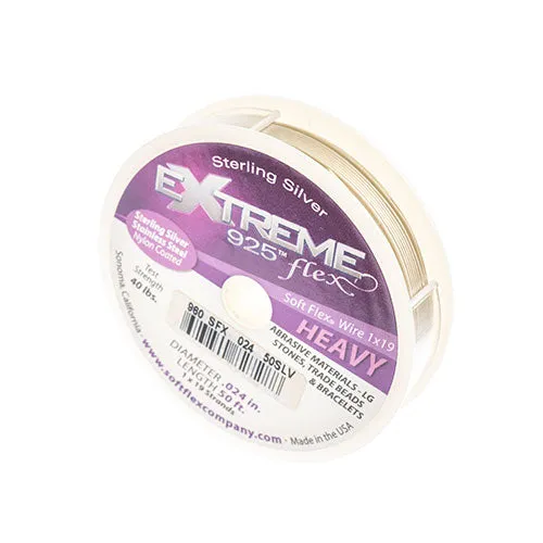 Soft Flex Extreme Wire 19 Strand Sterling Silver