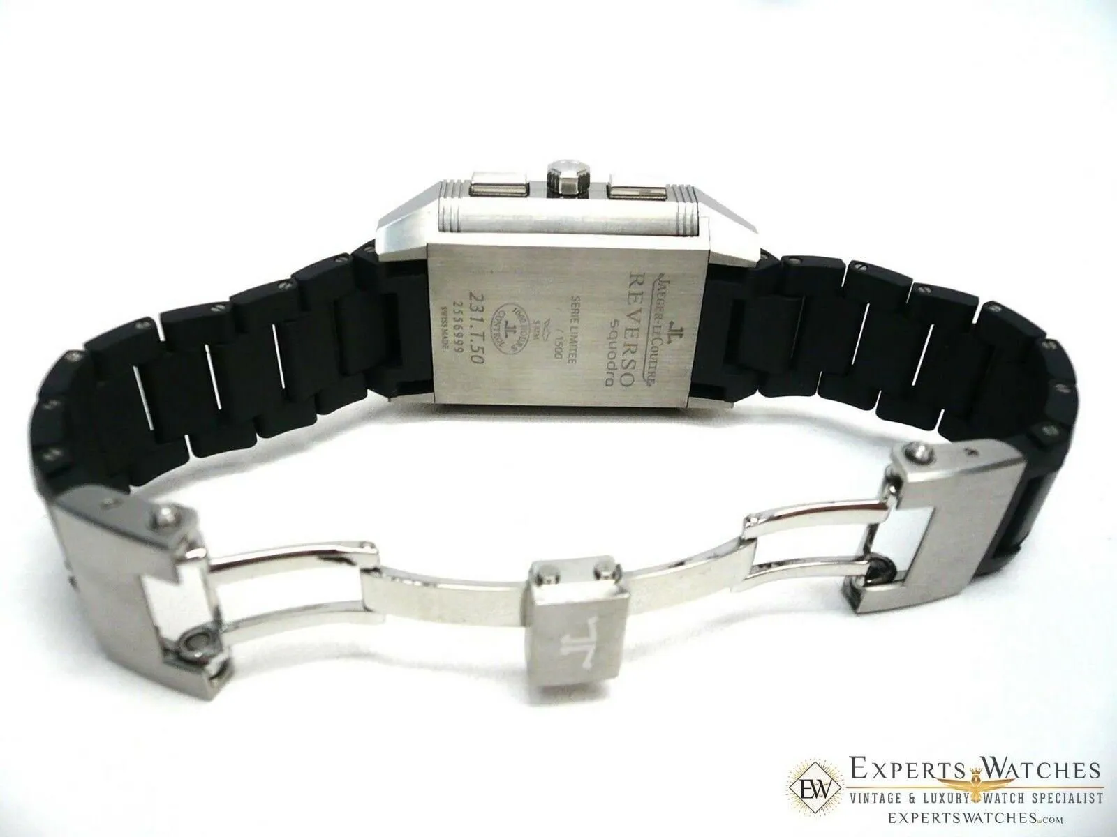 SOLD!!! Limited Jaeger-LeCoultre 231T50 Reverso Squadra World Time Chronograph Titanium