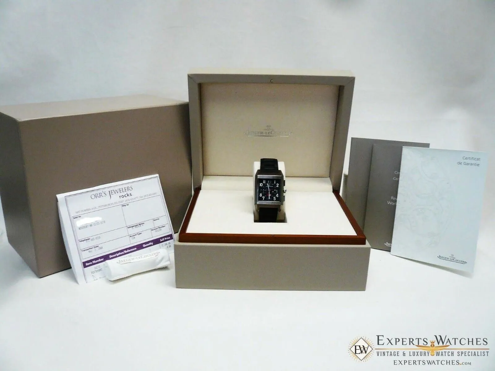 SOLD!!! Limited Jaeger-LeCoultre 231T50 Reverso Squadra World Time Chronograph Titanium