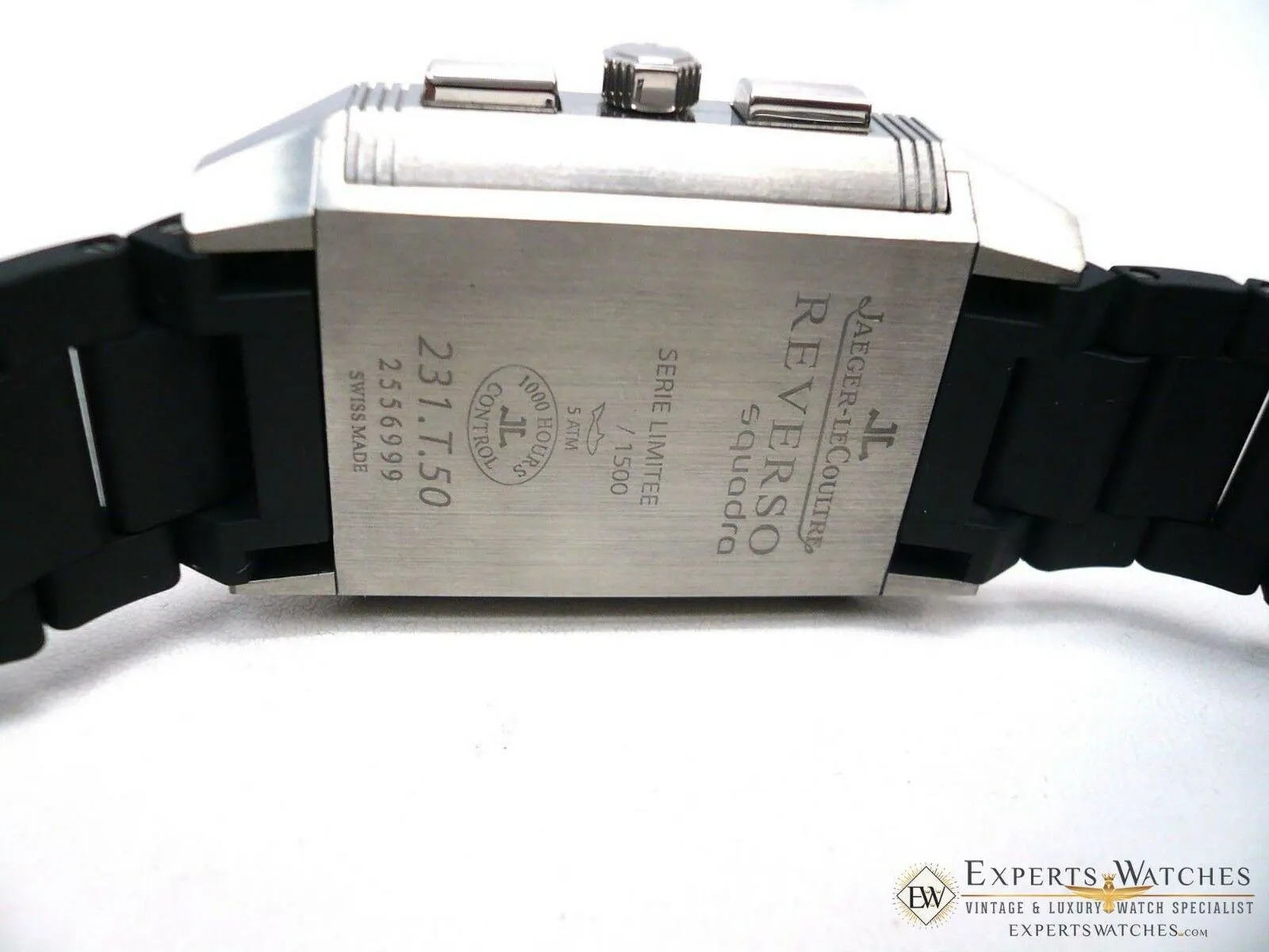 SOLD!!! Limited Jaeger-LeCoultre 231T50 Reverso Squadra World Time Chronograph Titanium