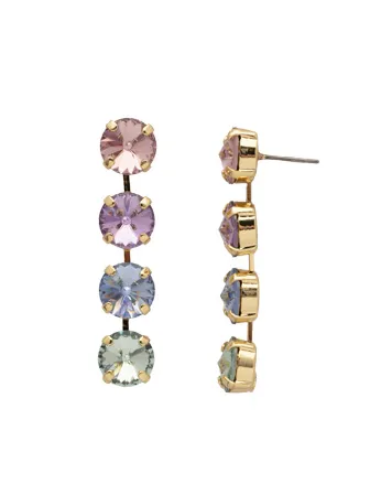 Sorrelli Mara Statement Earrings - Bright Gold Prism