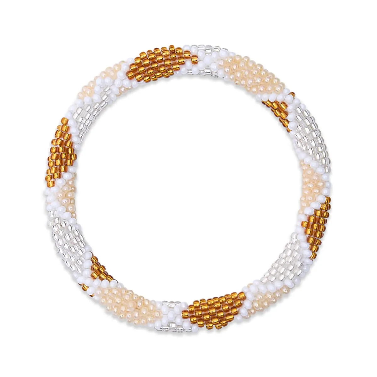 Spiced Latte | Himalayan Glass Bead Bracelet