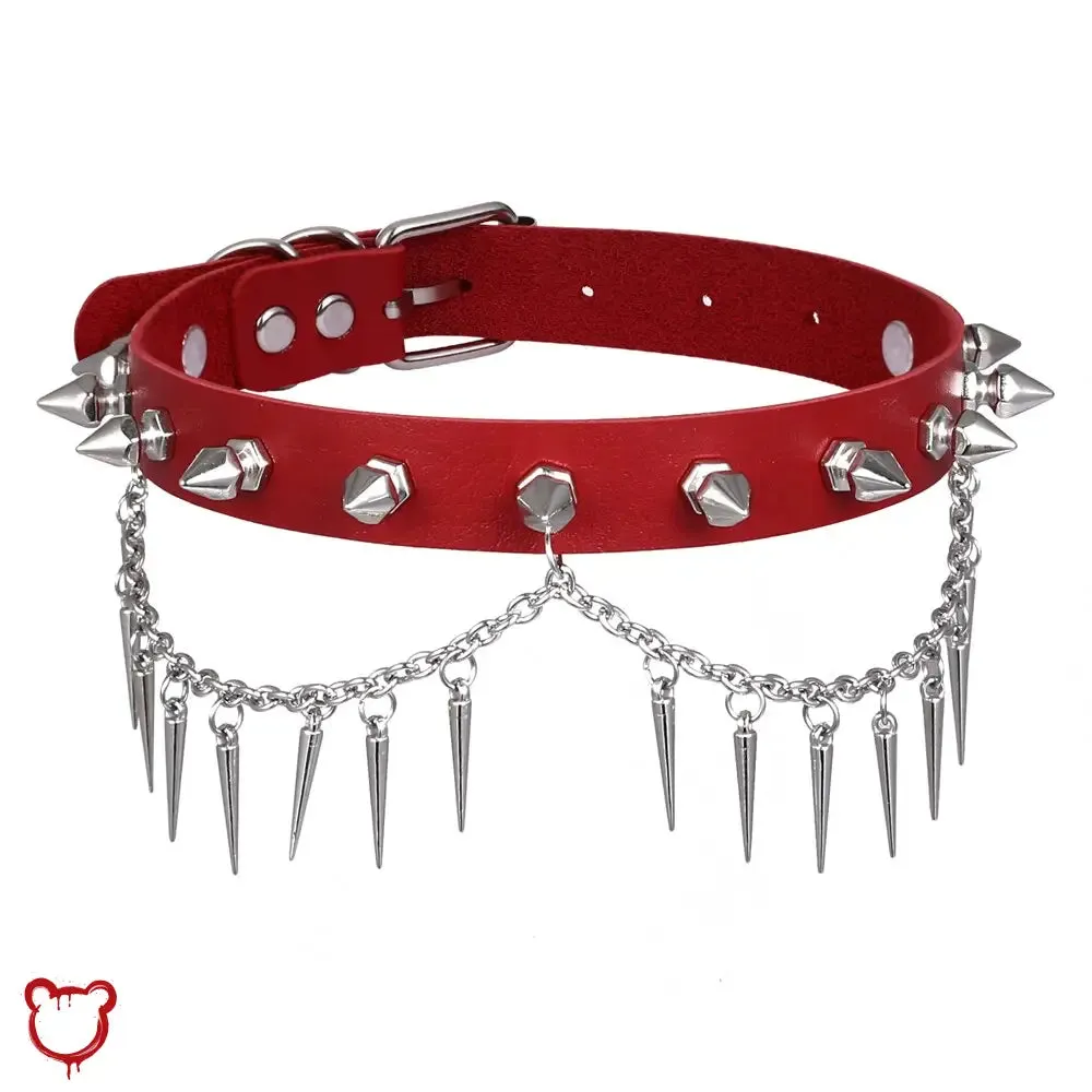 Spiked Chain Choker