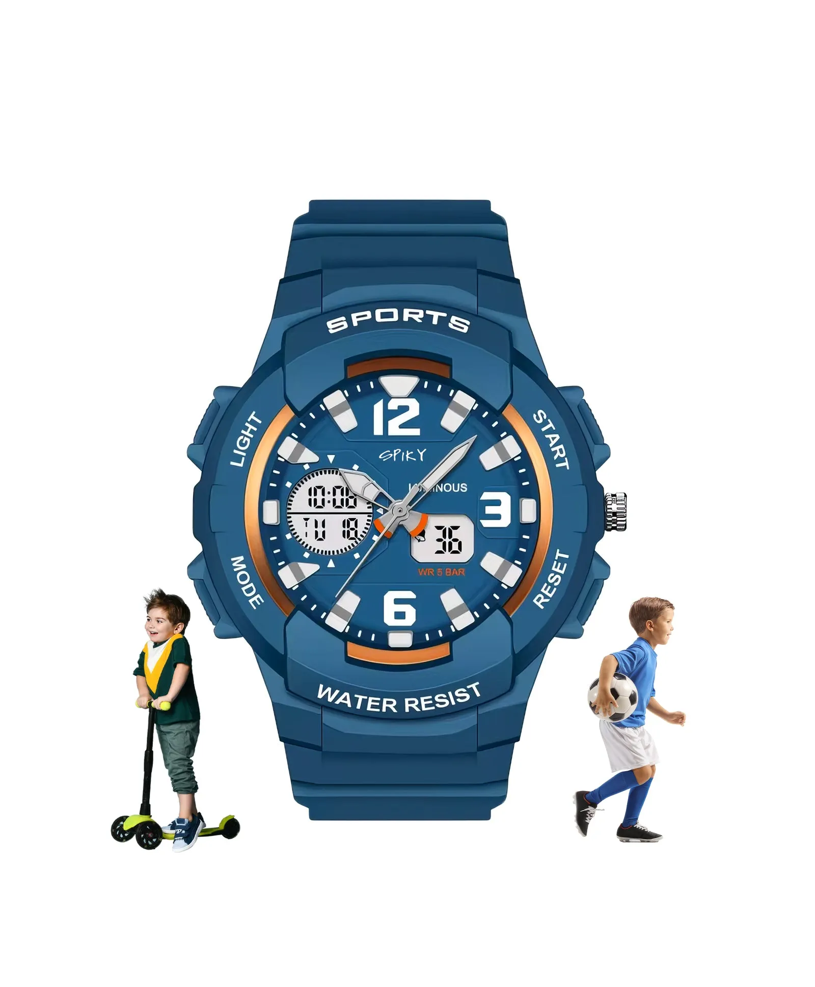 Spiky Eva6 Analog & Digital Sporty Watch