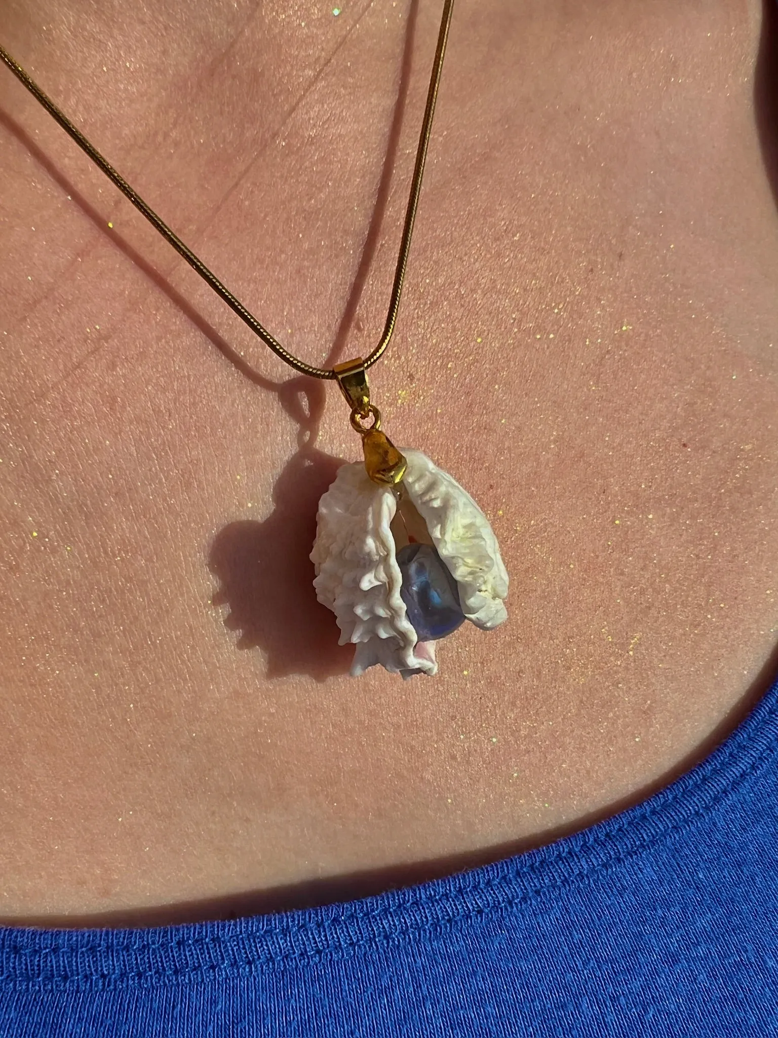 Spiny Jewel Box Pendant Necklace - Pilot