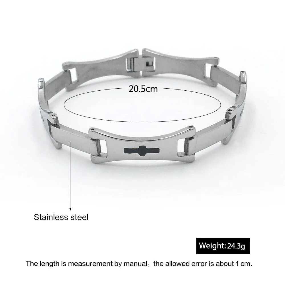 Stainless Steel Bracelet Men Bangle Men Bracelets Trendy Anniversary Men Gift Special Off