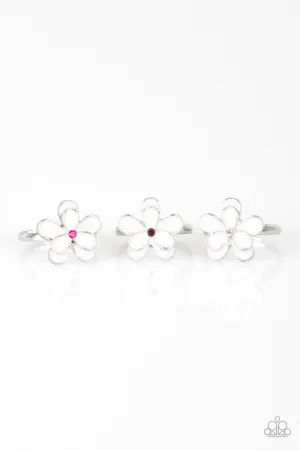 Starlet Shimmer Flower Rings - Multicolored