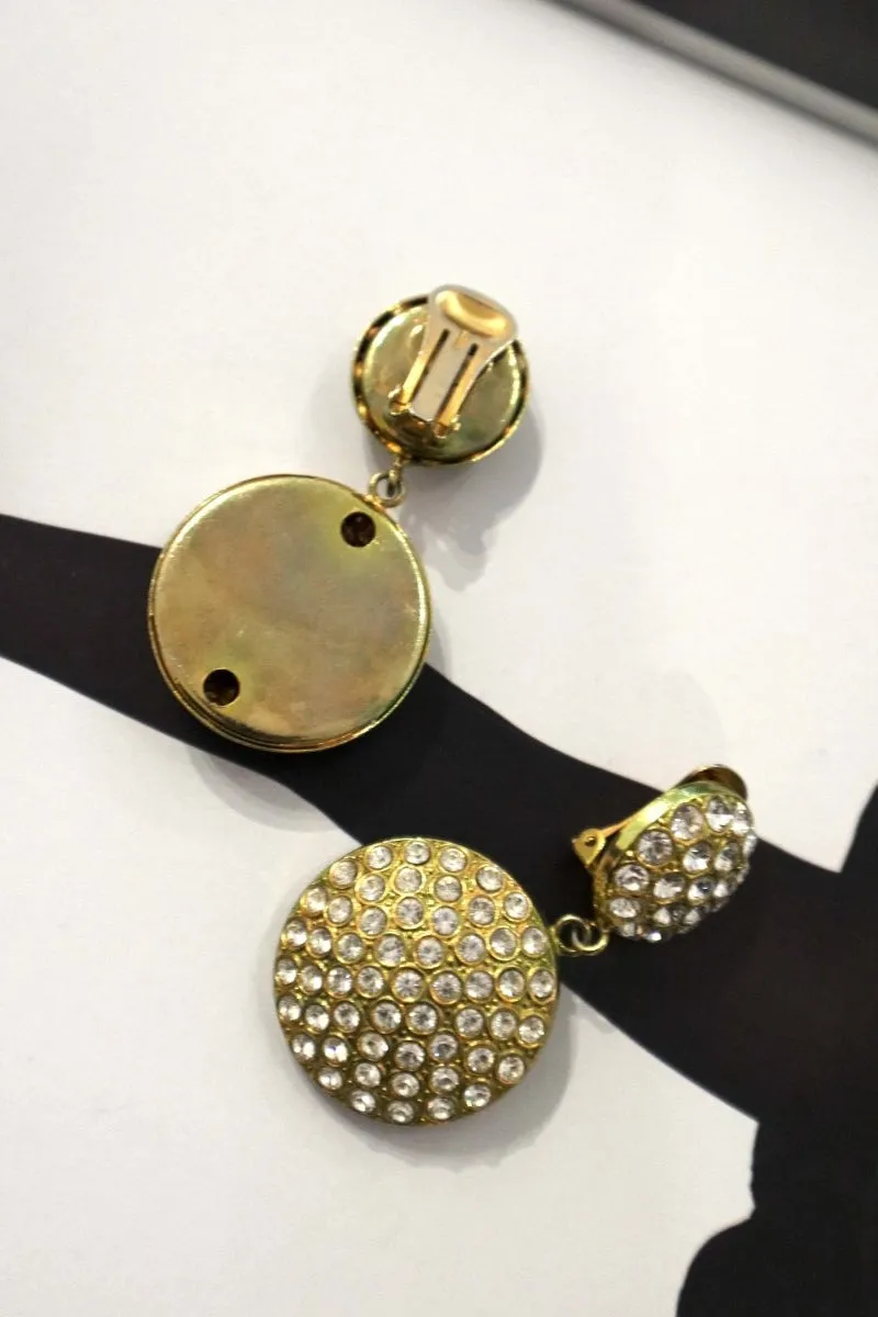 Statement Rhinestone Earrings