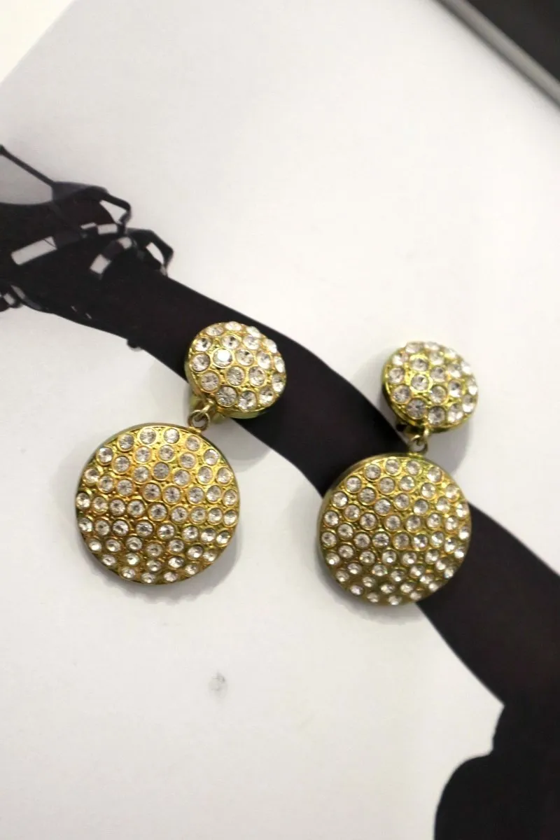 Statement Rhinestone Earrings