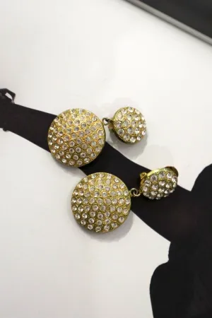 Statement Rhinestone Earrings