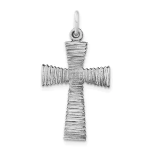 Sterling Silver Antiqued Cross Pendant