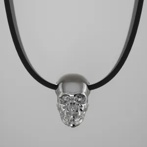 Sterling Silver Skull Necklace