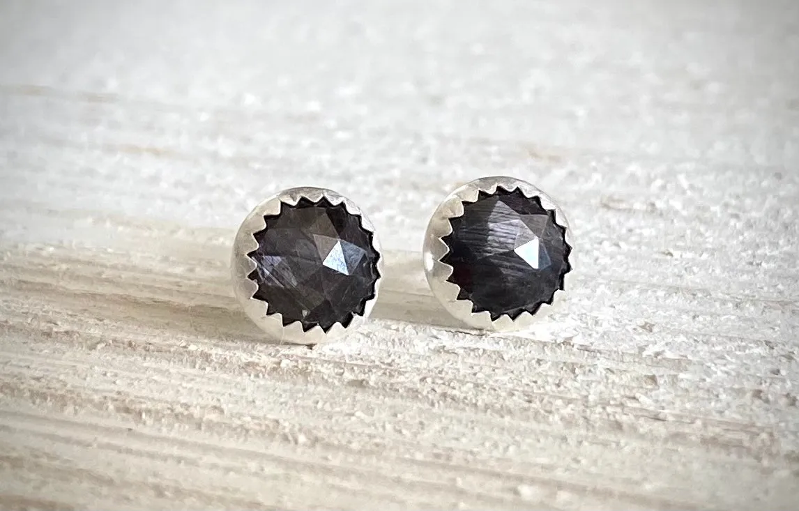 Stoned Stud Earrings