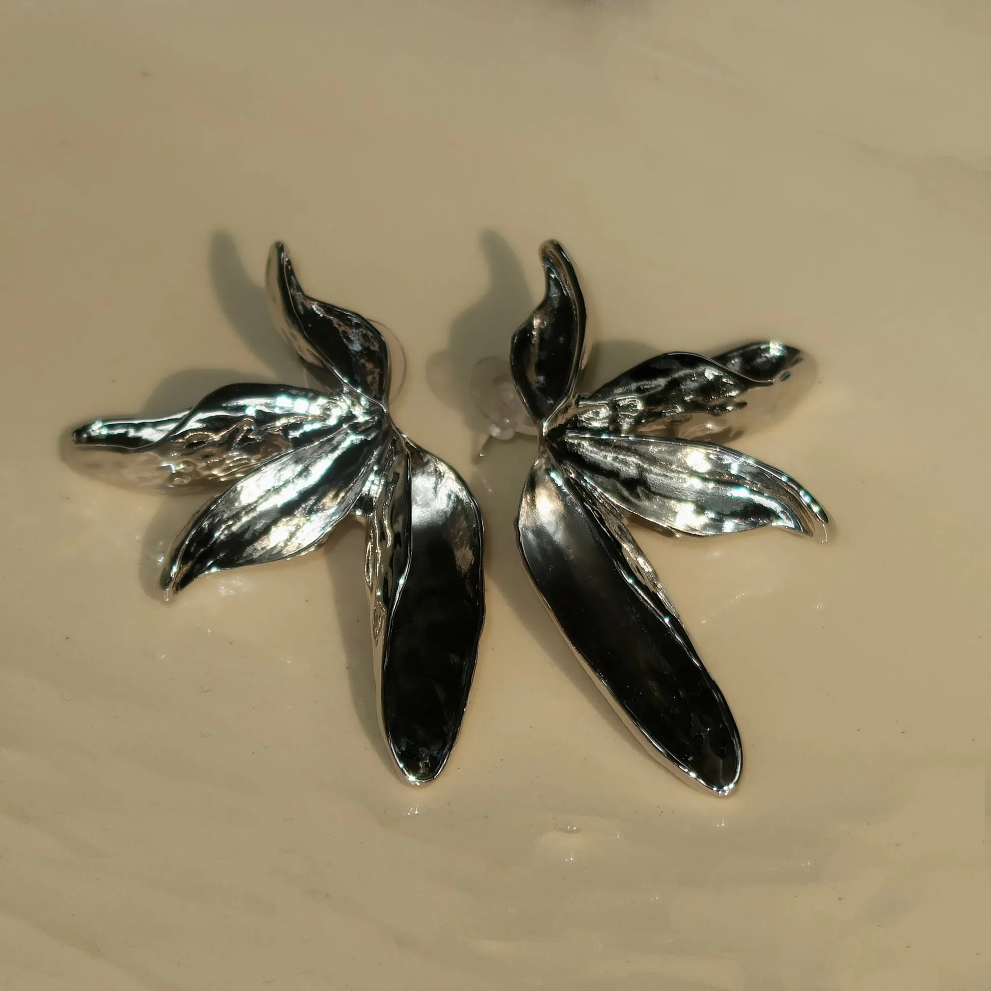 Sun-kissed statement earrings