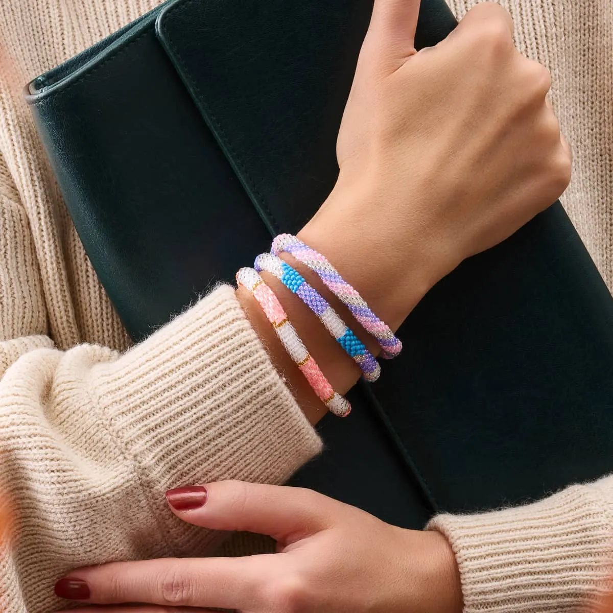 Sunburst | Himalayan Glass Bead Bracelet