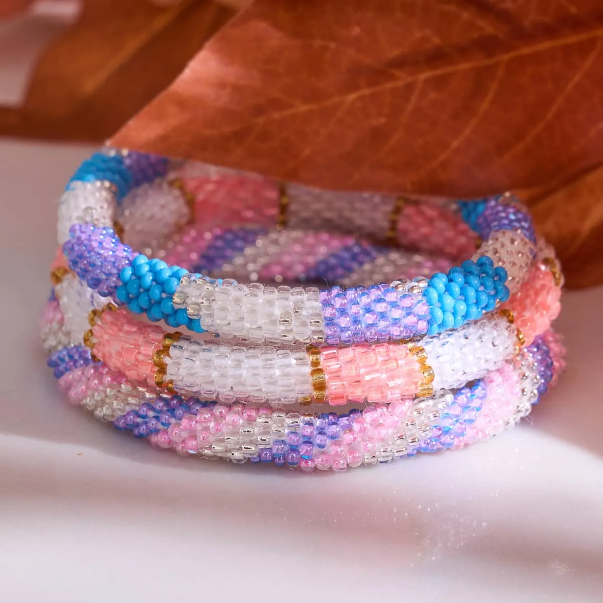 Sunburst | Himalayan Glass Bead Bracelet