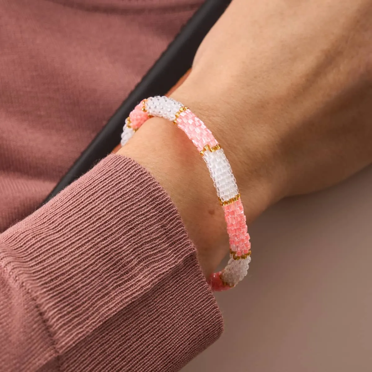Sunburst | Himalayan Glass Bead Bracelet