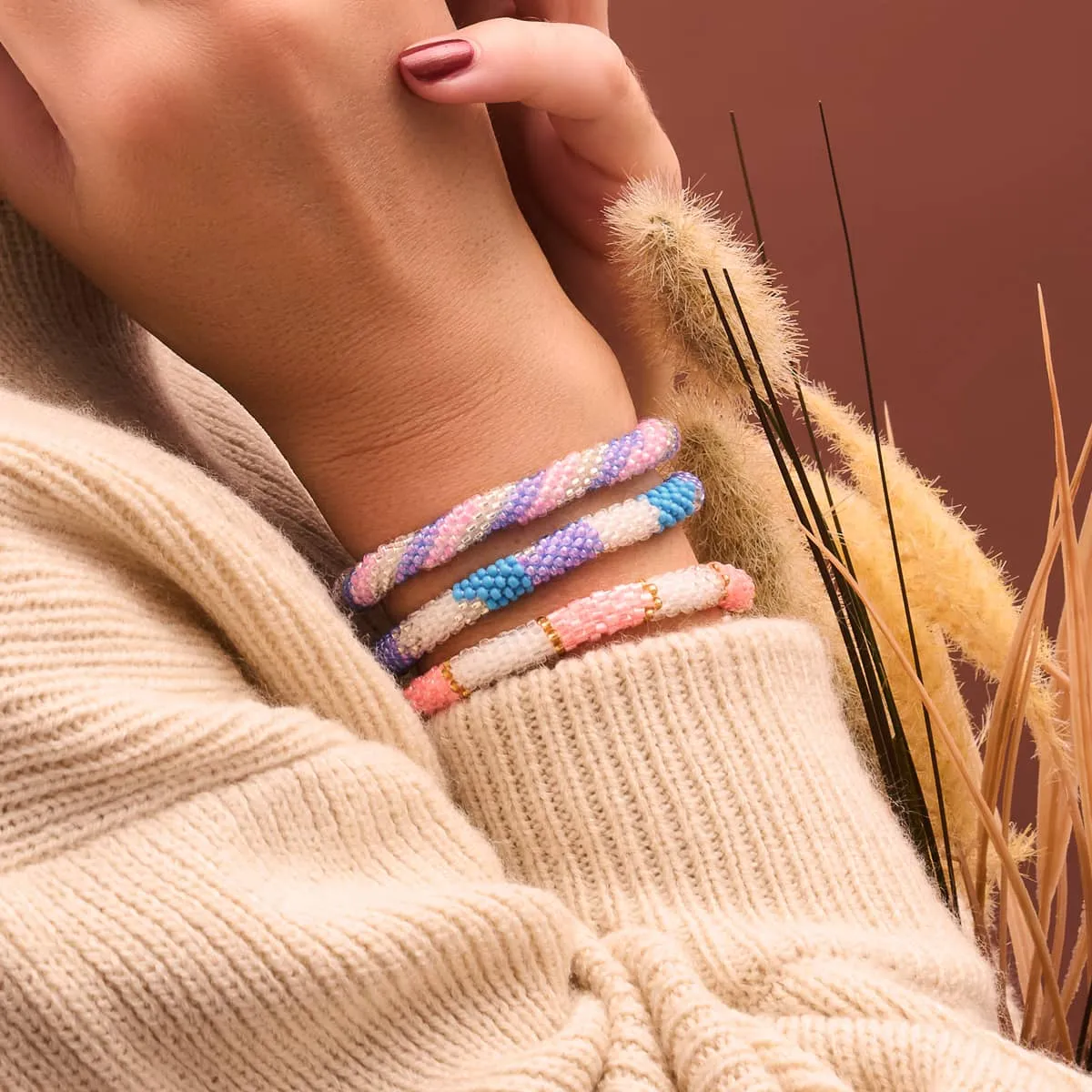 Sunburst | Himalayan Glass Bead Bracelet