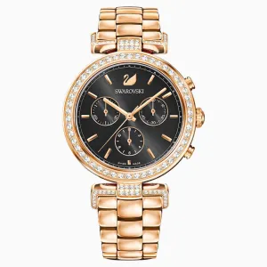 Swarovski Era Journey Watch Metal Bracelet Gray Rose-Gold Tone