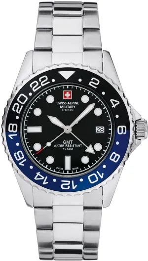 Swiss Alpine Military Master Diver GMT Watch