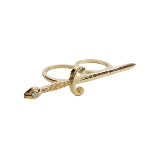 Sword Two-Finger Ring