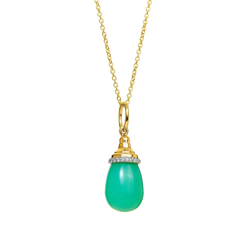 Syna Mini Mogul Drop Necklace