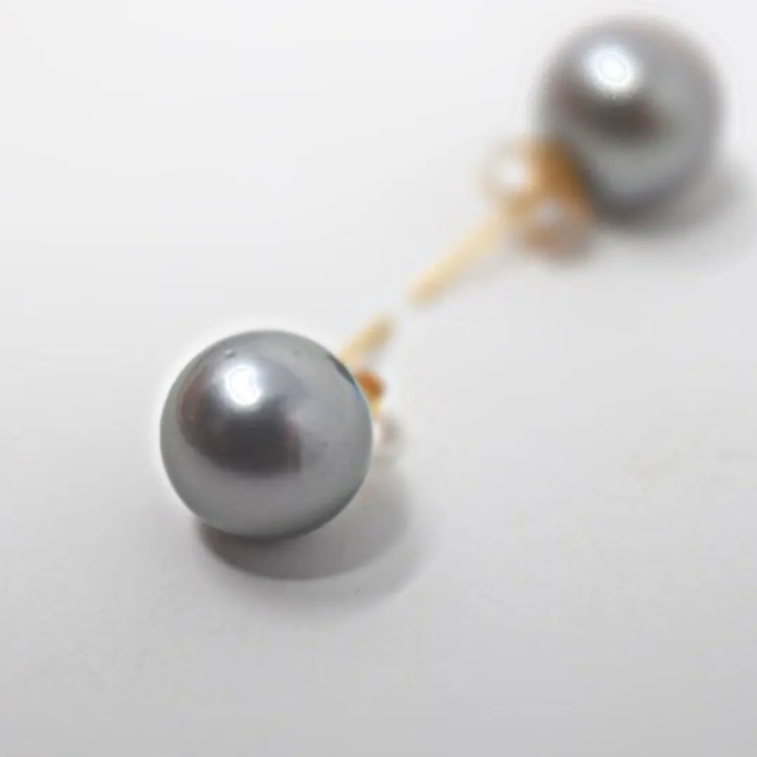 Tahitian Pearl Statement Stud Earrings
