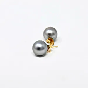 Tahitian Pearl Statement Stud Earrings