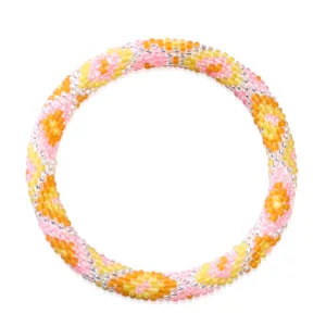 Tangerine Tree | Himalayan Glass Bead Bracelet