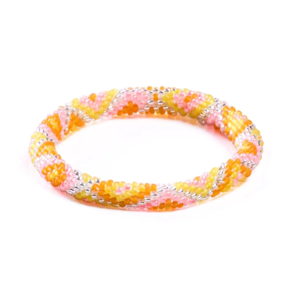 Tangerine Tree | Himalayan Glass Bead Bracelet
