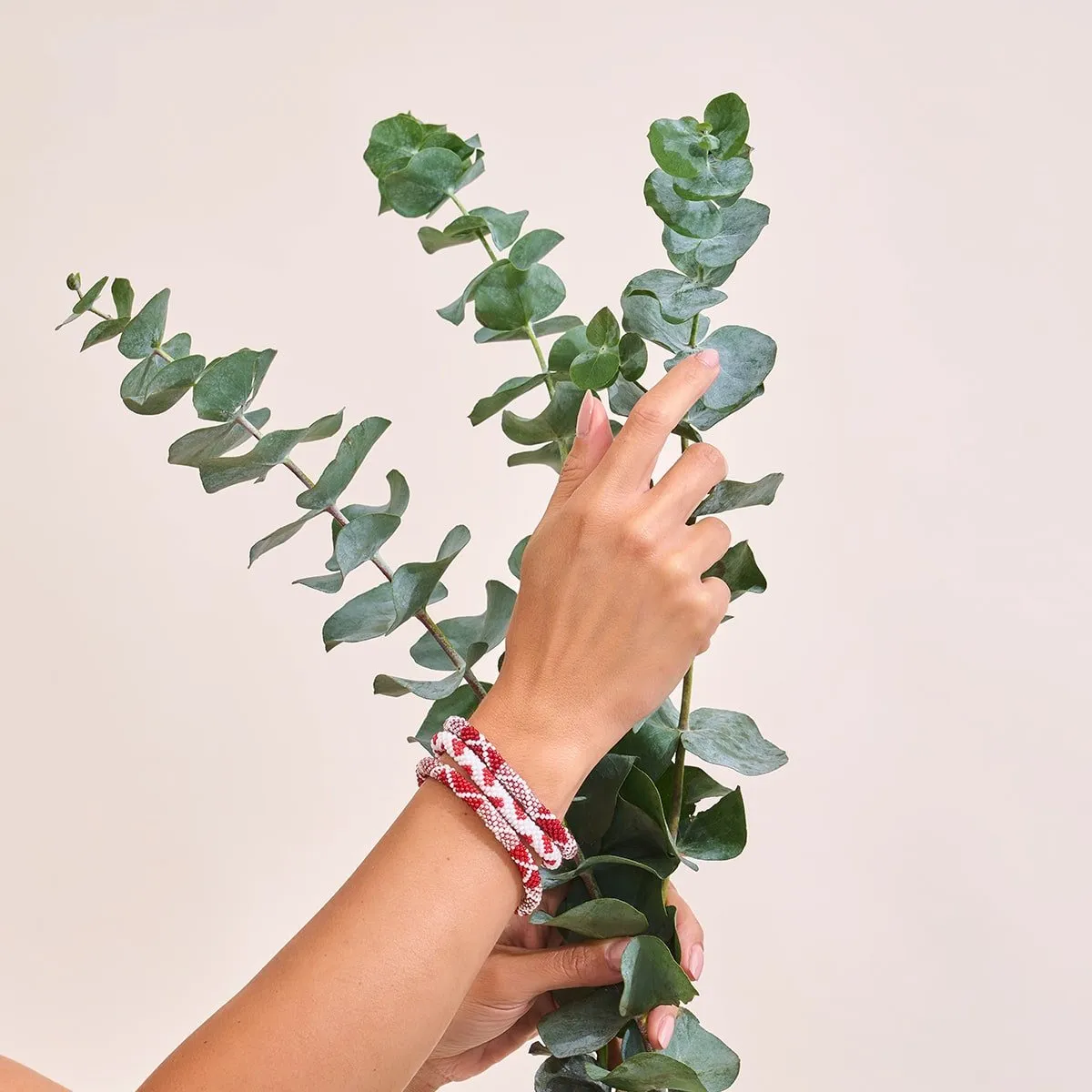 Tart Cherry | Himalayan Glass Bead Bracelet