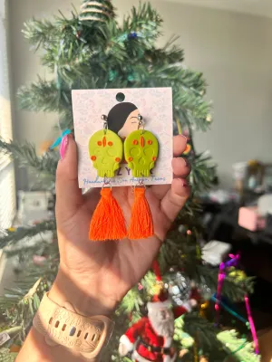 Tassel Skulls - neon