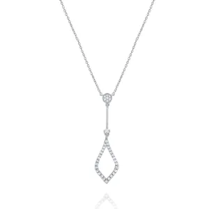Tear Drop Diamond Pendant by KC Designs