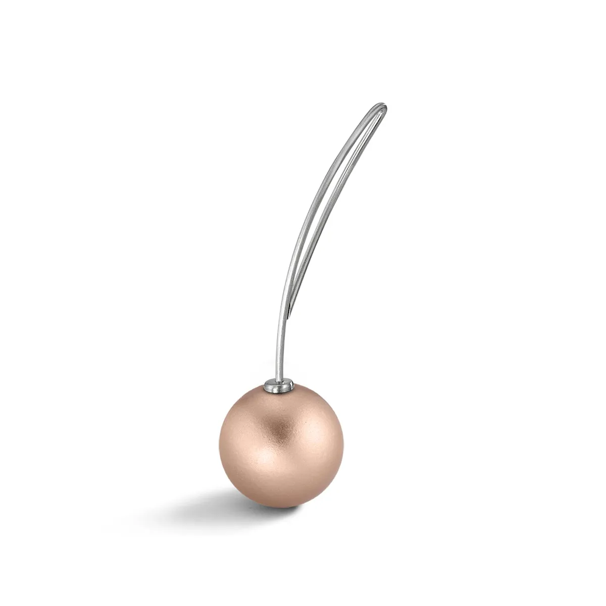 TeNo Pendulum Globe Pendant in Rose Gold (choose chain separately)