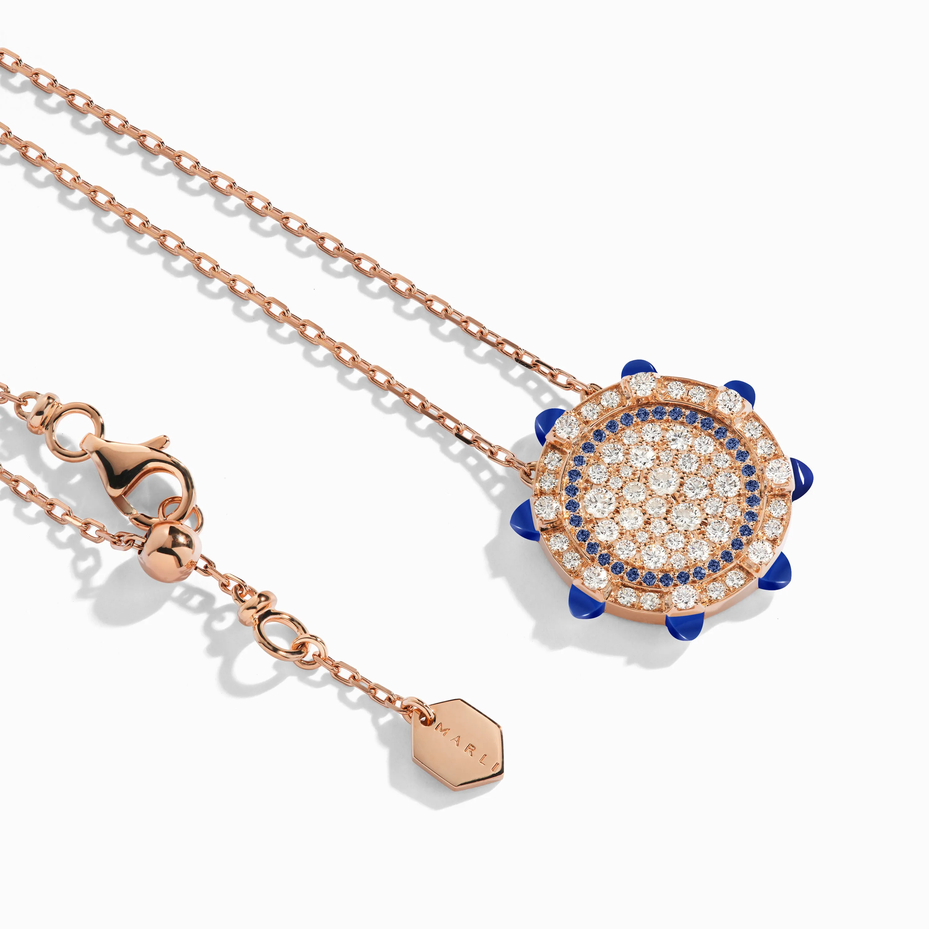Tip-Top Diamond Statement Pendant Necklace