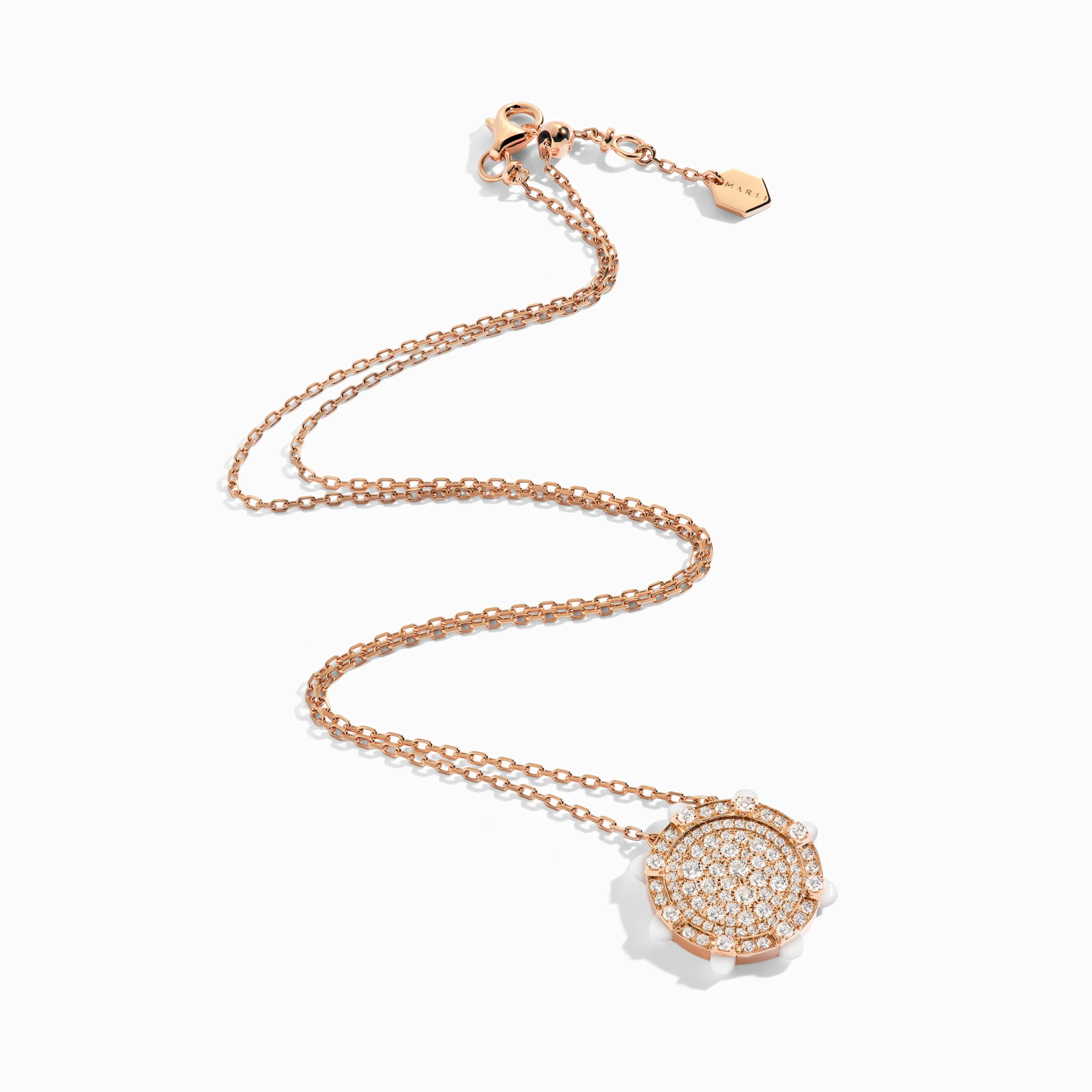 Tip-Top Diamond Statement Pendant Necklace