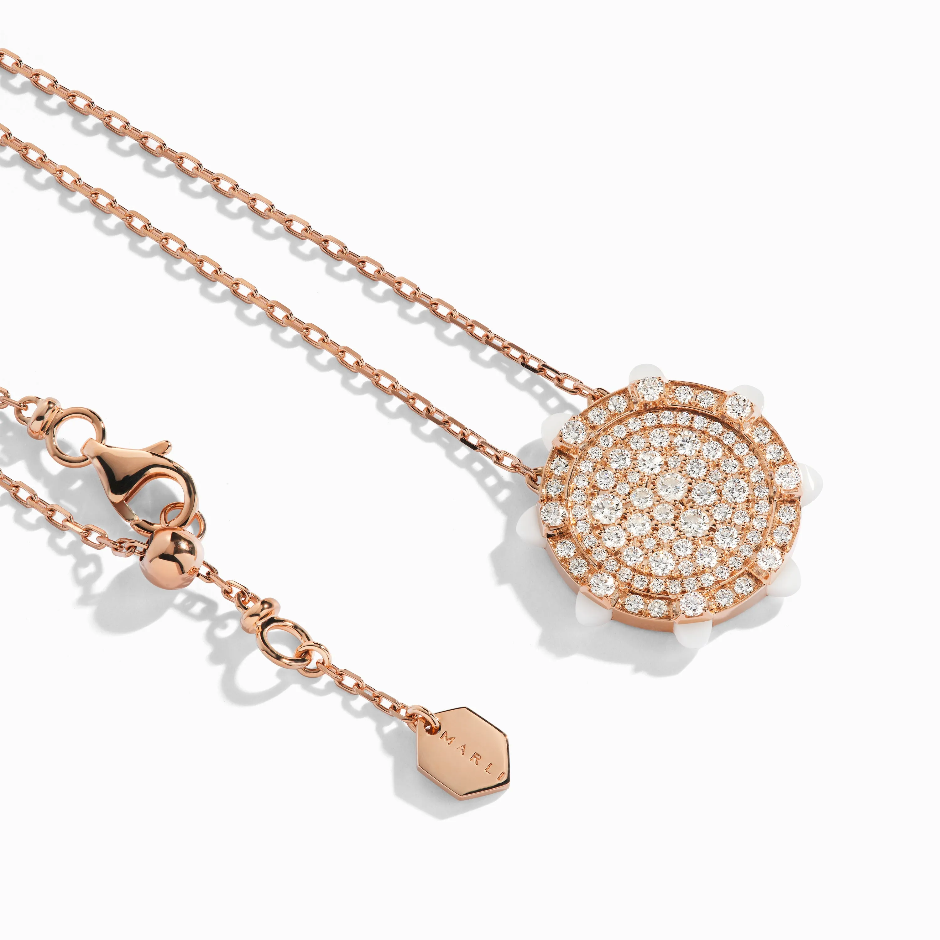 Tip-Top Diamond Statement Pendant Necklace
