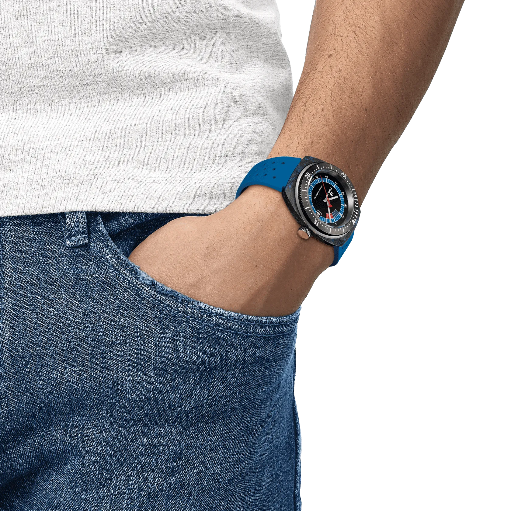 Tissot T-Sport Black Dial Men 41mm