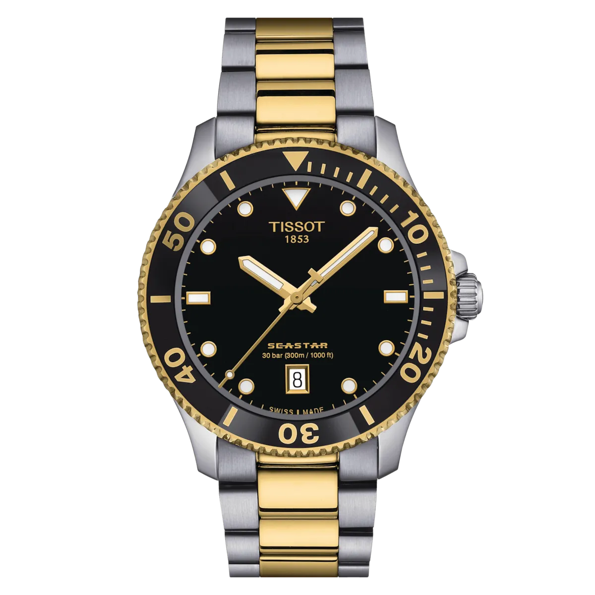 Tissot T-Sport Seastar 1000 Black Dial Men 40mm