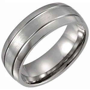 Titanium 8 mm Band Size 7.5