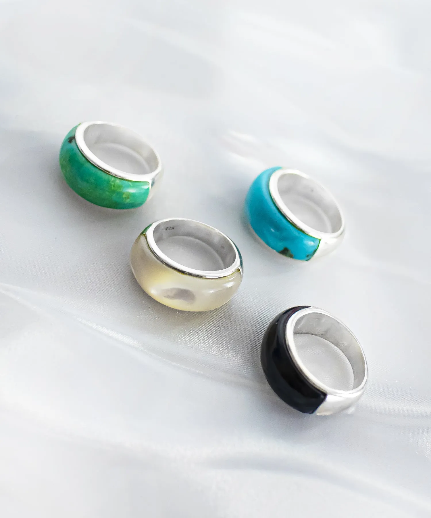Turquoise Classic Tube Ring