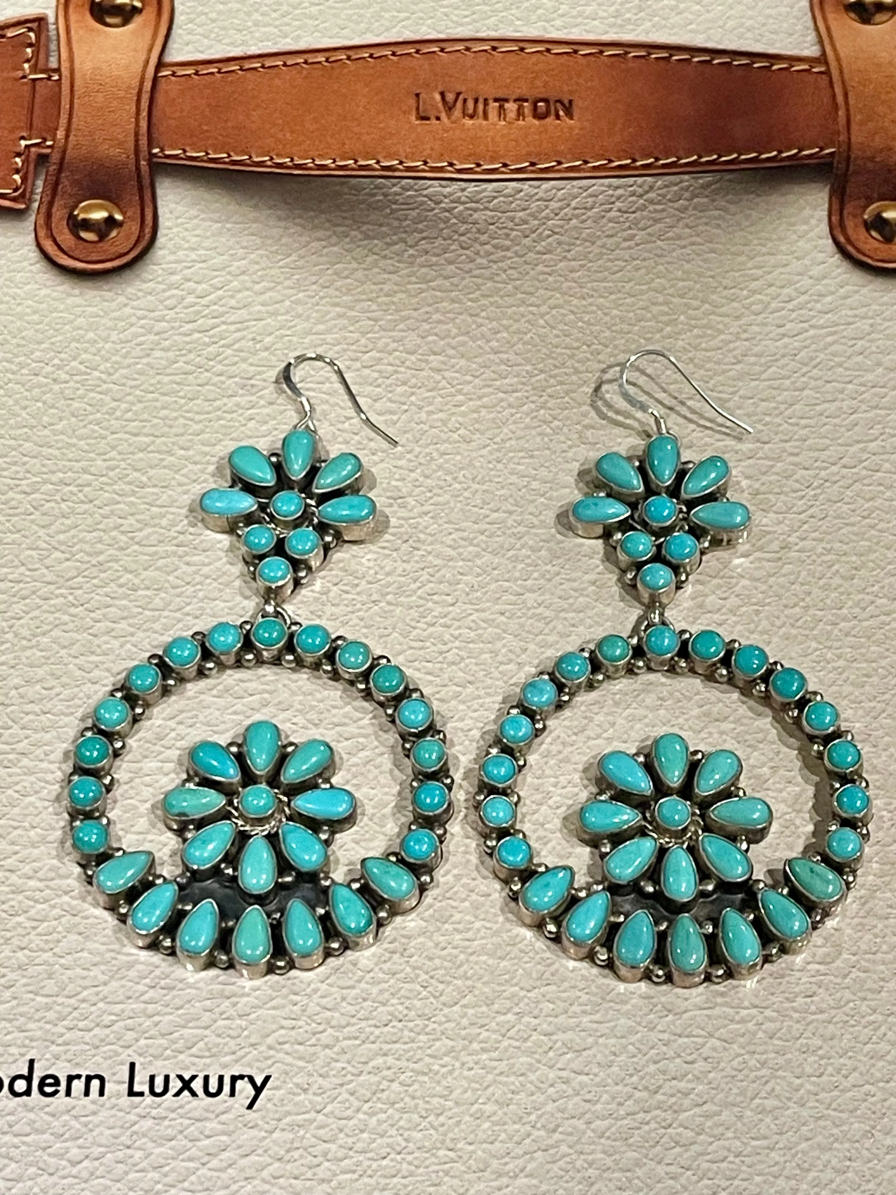 Turquoise Statement Earrings