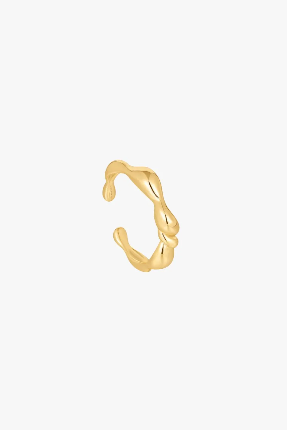 Twisted Wave Adjustable EOL Gold Ring