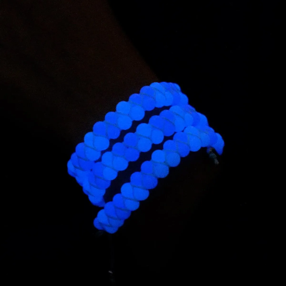 Ultramarine x Porcelain | Lumos Ceramic | Vitality Macrame Bracelet