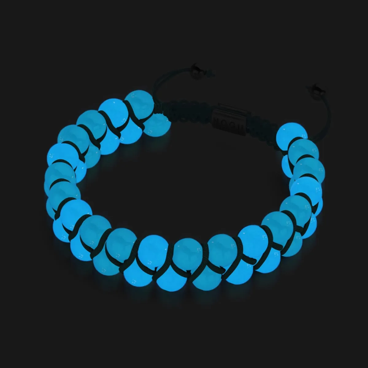 Ultramarine x Porcelain | Lumos Ceramic | Vitality Macrame Bracelet