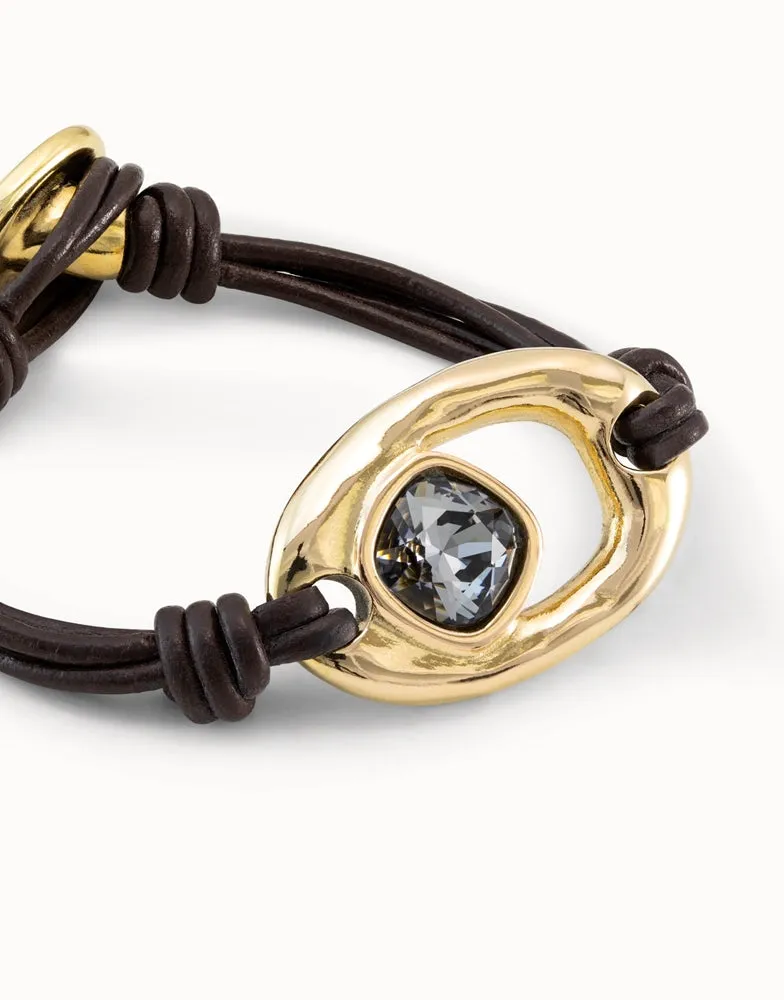 Union bracelet, gold, size Medium