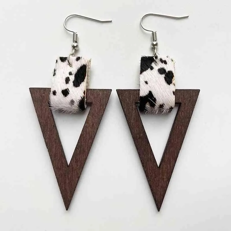 Unique Aesthetic Geometric Drop Earrings