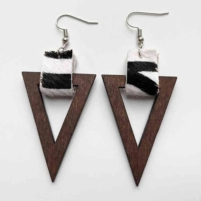 Unique Aesthetic Geometric Drop Earrings