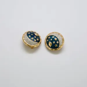 Vintage Galactic Star Statement Earrings